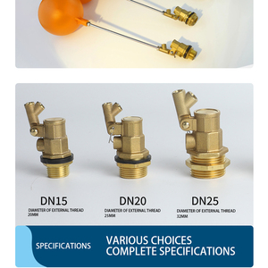 Cuộc sống lâu dài công nghiệp PVC bể nước bóng Float van 1/2 ",1" mức độ cao Float bóng van nhà vệ sinh tự động Phễu thoát nước Float van - Product Image 4