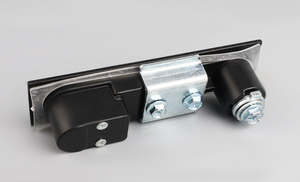 Serrure à poignée escamotable encastrée en alliage d'aluminium noir pour panneau plat, avec <span class=keywords><strong>clé</strong></span>, durable, pour porte de placard HC - Product Image 4