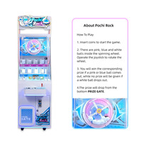 Machine à pinces de type Grande Roue, Mini machine à pinces de jeu personnalisée pour 1 joueur avec monnayeur, Mini machine à prix