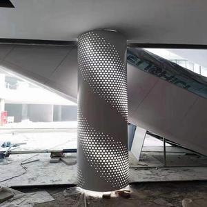 Revêtement intérieur de colonne en acier inoxydable de haute qualité Couverture de colonne en aluminium sur mesure pour les murs rideaux de décoration de centre commercial - Product Image 3