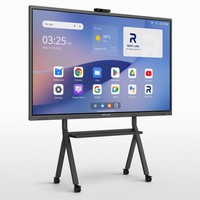 Écran interactif plat de 65 pouces, diffusion sans fil, affichage collaboratif 4K, réunion