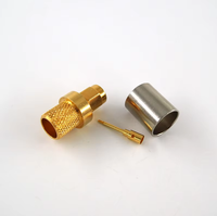 Conector Coaxial RF SMA Macho de 50 ohmios para Cable LMR400