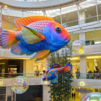 Modèles gonflables de poissons tropicaux et d'équidéens marins pour la promotion d'événements, la décoration de centres commerciaux et la présentation de créatures marines
