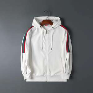 <span class=keywords><strong>HAGO</strong></span>-Sudadera con capucha y cremallera para hombre, ropa de calle, poliéster/algodón, transpirable, personalizable - Product Image 1