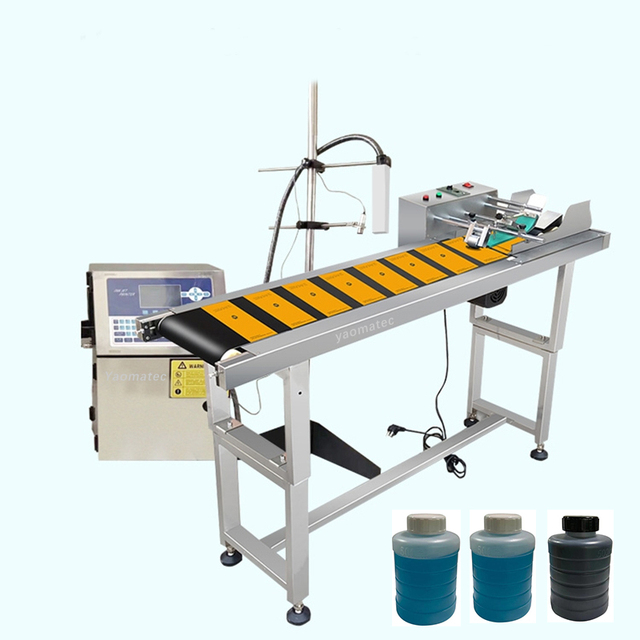 YAOMATEC Small Character CIJ Printer Series Number Inkjet Printer Date Continuous Inkjet Printer