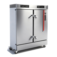 Vaporera Eléctrica Comercial Profesional de Veinticuatro Bandejas para Alimentos y Arroz, para Cocina de Catering