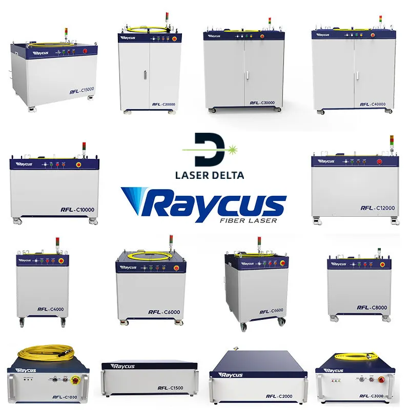 Sumber Laser Raycus 6000w Multi modul, sumber daya Laser serat daya tinggi untuk mesin pemotong Laser bagian CNC