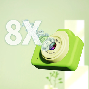 Appareil photo numérique pour enfants, léger, rond, sûr, en ABS, rechargeable, avec carte TF jusqu'à 64 Go, pour les jeux en plein air, dessin animé, multi-scènes - Product Image 4