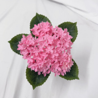 Bunga Hydrangea Silikon Lembut Buatan, Bunga Palsu untuk Dekorasi Pernikahan, Rangkaian Bunga Rumah, Hadiah Grosir, Dekorasi