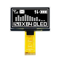 Pantalla LCD de 31 pines y 128x64, interfaz paralela SPI I2C, pantalla OLED monocromática de 2,42 pulgadas