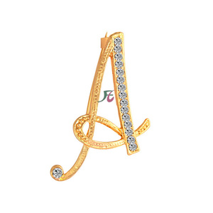 Broche Rhinestone avec 26 lettres anglaises pour A,<span class=keywords><strong>B</strong></span>,C,D,E,F,G,<span class=keywords><strong>H</strong></span>,I,J,K,L,M,N,<span class=keywords><strong>O</strong></span>,P,Q,<span class=keywords><strong>R</strong></span>,S,T,U,V,W,X,Y,Z - Product Image 1