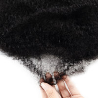 Anna Factory Wholesale 4CW Cheveux humains naturels en vrac 10 pouces 50G Extensions de cheveux vierges à cuticules alignées