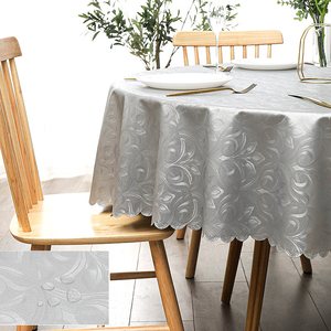 Nappe <span class=keywords><strong>ronde</strong></span> prix usine couverture de <span class=keywords><strong>Table</strong></span> <span class=keywords><strong>ronde</strong></span> <span class=keywords><strong>toile</strong></span> <span class=keywords><strong>cirée</strong></span> <span class=keywords><strong>ronde</strong></span> <span class=keywords><strong>pour</strong></span> mariages d'hôtel imperméable et antisalissure - Product Image 2