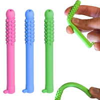 Bâtonnet à mâcher respirant en silicone pour huiles essentielles, embout buccal pour inhalation d'huiles essentielles