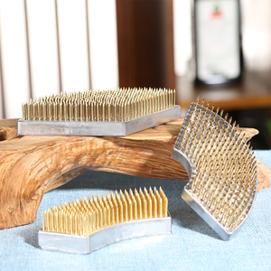 Ingrosso <span class=keywords><strong>fiore</strong></span> <span class=keywords><strong>giapponese</strong></span> kenzan metallo quadrato <span class=keywords><strong>fiore</strong></span> rana decorazioni giardino kenzan - Product Image 5