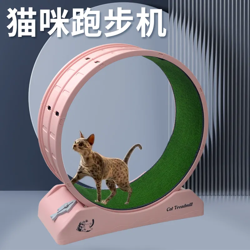 2024 New Model Pet Interactive Motion Toys Cat Running Wheel Treadmill Pet Treadmill For Cat Wheels