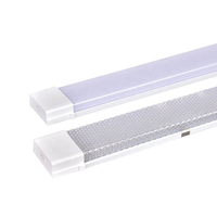Lampe linéaire LED 4FT 100W, anti-poussière et anti-buée, lampe de bureau à économie d'énergie, lampe de purification LED pour supermarché, garage, atelier