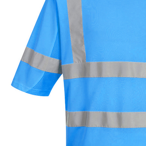 Chemise de sécurité réfléchissante de qualité supérieure, vêtements de travail haute visibilité, 100% polyester, certifiée ANSI/ISEA 107, pour hommes - Product Image 5