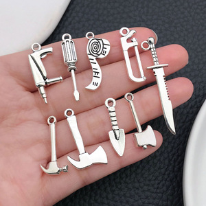 Accesorios para Herramientas, Colgante de Aleación, Collar de Espada DIY, Pendientes, Llavero, Venta Caliente Transfronteriza - Product Image 1