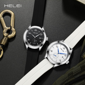 RELOJ DE CUARZO <span class=keywords><strong>HELE</strong></span> Reloj de hombre resistente al agua de moda informal Cronógrafo de cuarzo Cross-Border-Piece Hair - Product Image 4