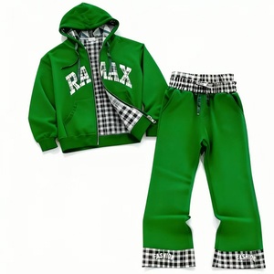 Ensemble de sweat-shirts d'hiver imprimés, épais, à capuche avec cordon de serrage, réversibles, double face, en coton à carreaux ou unis, personnalisés par un fabricant de premier plan - Product Image 3