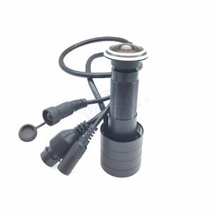 Caméra IP de porte miniature CCTV avec judas, 1080P HD, H.265, 1,78 mm, 2,1 mm, grand angle 178 degrés, PoE, P2P, audio - Product Image 4