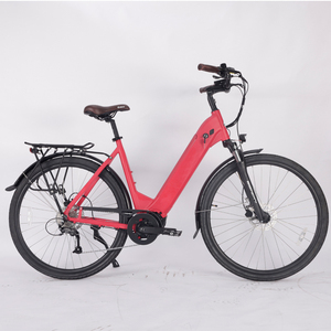 จีน OEM ขายส่ง 700C กลาง Bafang มอเตอร์ไฟฟ้าจักรยานเมืองเลดี้ Ebike 250W - Product Image 1