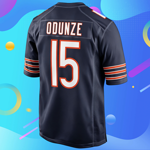 Maillot de rugby pour homme noir et blanc, séchage rapide, col en V, manches courtes, 100 % polyester, imprimé par transfert thermique - Product Image 2