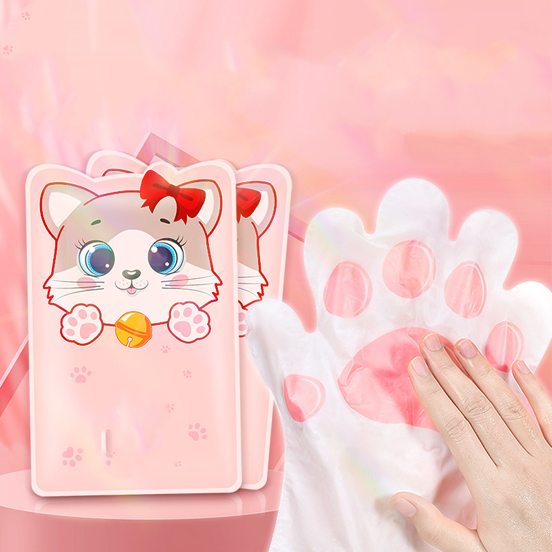 OEM Частный производитель бренда, Кокосовая увлажняющая никотинамид осветляющая маска для рук для лечения Ногтей