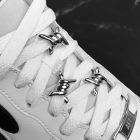 Offre Spéciale AF1 nouvelles décorations de chaussures en métal bricolage lacets décoratifs breloques pour boucles de lacets AJ