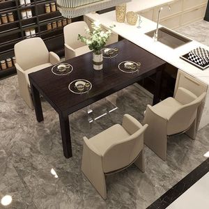 Hotel Chair Modern Leather Upholstered Indoor Dining Chair For Reception Meeting Use - Product Image 3