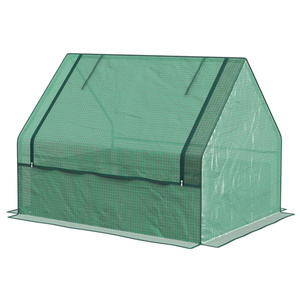 DB Moderne Petite Serre Écologique Facilement Assemblé Caractéristiques Cadre En Acier Polycarbonate Vert Argent pour Une Utilisation En Intérieur Dans La Cour - Product Image 3