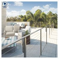 Système de garde-corps en câble d'acier inoxydable pour terrasse, escalier, balcon, conception personnalisée