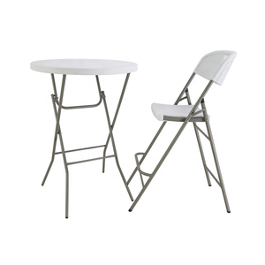Table de <span class=keywords><strong>bar</strong></span> pliable <span class=keywords><strong>E</strong></span>-32 pour hôtel, petite, ronde, contemporaine, pour comptoir, usage domestique et commercial, en plastique de haute qualité - Product Image 4