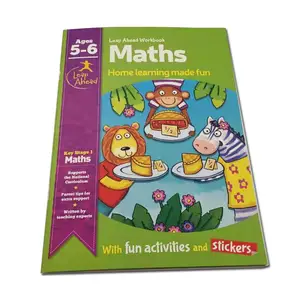 custom printing children's activity books with stickers