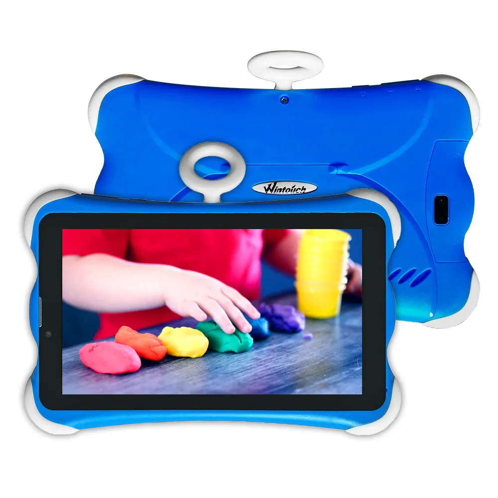 Tablett Pour Enfant Tablet Android With Sim 7 Inch Silicone Case 3G Phone Kids Educational Tablet With Sim Card Slot