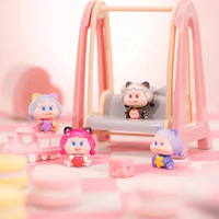 100% Original AMLLS Boookii Meow Meow Island Mini Amlls Beans Minis Beans Décoration d'intérieur Boîte Mystère Figurine Anime Sac Mystère