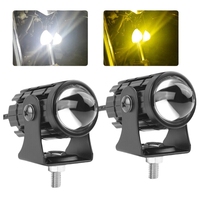 Lampu Sepeda Motor Aluminium Lampu Sorot Tinggi/Rendah Tahan Air Ultra-Terang Dua Warna Odometer Speedometer Tachometer
