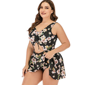 Traje de baño de talla grande de una sola pieza para <span class=keywords><strong>mujer</strong></span> de 15 colores, traje de baño para <span class=keywords><strong>mujer</strong></span> gorda - Product Image 1