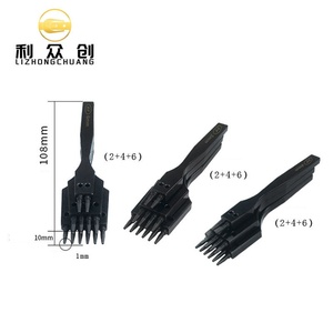 DIY Industrial Grade Couro Hole Puncher Removível Circle Punch e <span class=keywords><strong>Craft</strong></span> cinzel Kits de corte Row Hole Punch Tool - Product Image 5