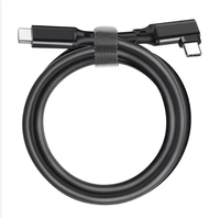 Câble d'extension USB-C vers Type-C de 20 cm à 90 degrés avec charge rapide 5A/6A pour MacBook, iPad Pro, Nintendo Switch, imprimante et plus encore