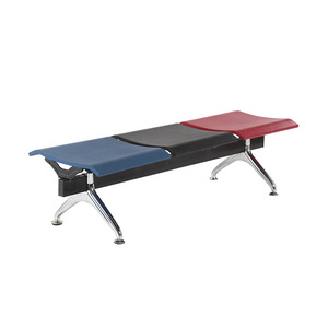 Chaise sans dossier en PU Ou He F003PU, banc plat pour salle d'attente d'hôpital et lieux publics - Product Image 5