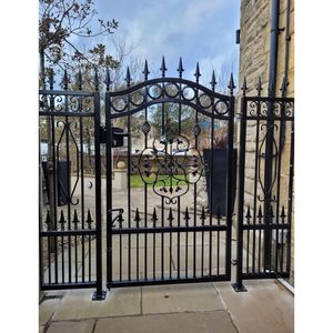 Puertas <span class=keywords><strong>de</strong></span> Hierro Forjado <span class=keywords><strong>de</strong></span> <span class=keywords><strong>Entrada</strong></span> Principal Francesas, Diseño <span class=keywords><strong>de</strong></span> Lujo, Alta Calidad, Anti-robo, Gran Venta - Product Image 3