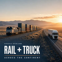Service de logistique multimodale porte-à-porte, expédition internationale de colis, transport express avec assistance et assurance