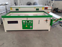 Machine de laminage sous vide pour placages de bois à poste unique pour portes d'armoires et panneaux de meubles, presse à membrane sous vide pour le travail du bois