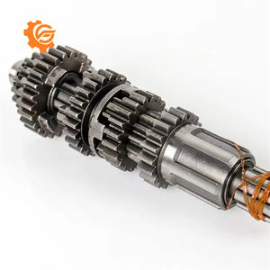 Ensembles d'arbres à engrenages hélicoïdaux pour <span class=keywords><strong>moto</strong></span> CG125, composants cylindriques en acier, gauche, précision 6-12, chromés - Product Image 6