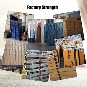 مستودع وسط صامت دفع سعة 400 كجم منصة بلاستيكية زرقاء * من عربة البضائع - Product Image 4