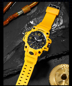 Relojes Deportivos de Moda para Hombre, Reloj Deportivo Impermeable LED Electrónico, Reloj Digital Multifunción de Goma, Relojes Para Hombres - Product Image 3