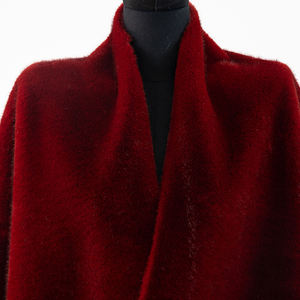 Venta al por mayor abrigo de piel sintética chaqueta de piel sintética de Borgoña chaquetas de piel sintética de moda abrigo de piel sintética fabricante en China - Product Image 3