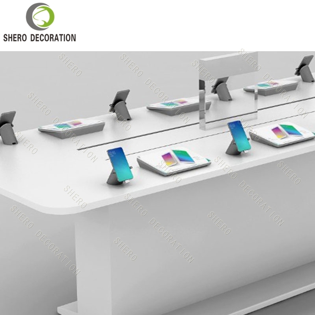 Modern Mobile Phone Store Display Tables Accessory Showcase Mobile Shop Glass Display Cabinet Cell Phone Case Display